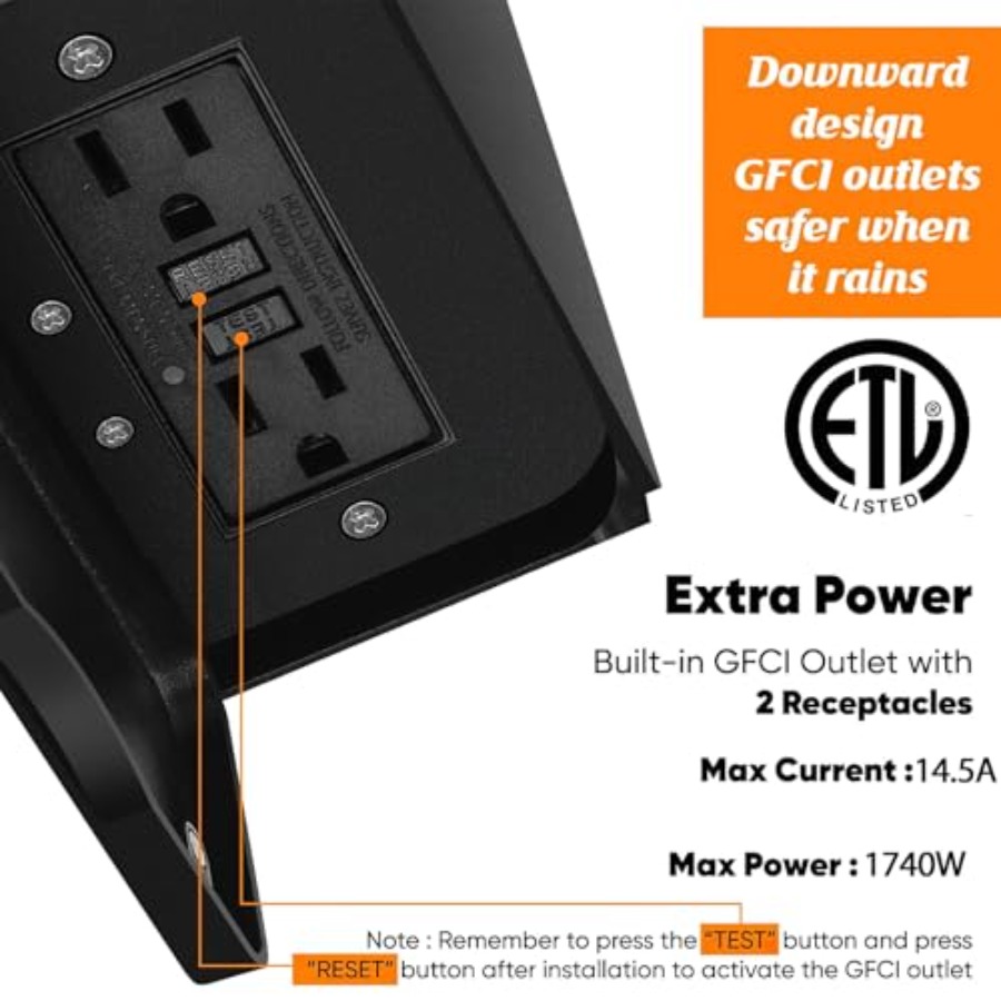 Motion Sensor Outdoor Porch Li - Outdoor Lighting No Outlet のレビューと価格