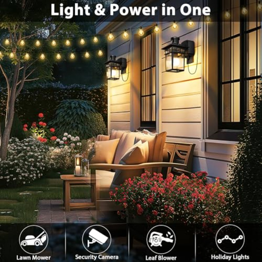 Motion Sensor Outdoor Porch Li - Outdoor Lighting No Outlet のレビューと価格