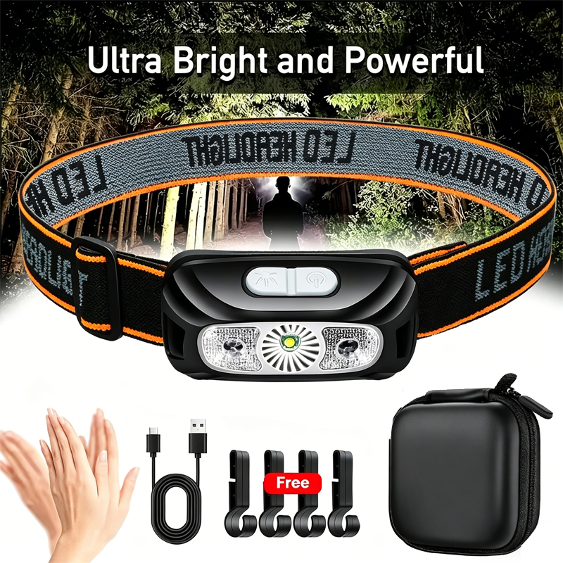 Strong Light Headlamp Portable - Outdoor Lighting With Sensor のレビューと価格