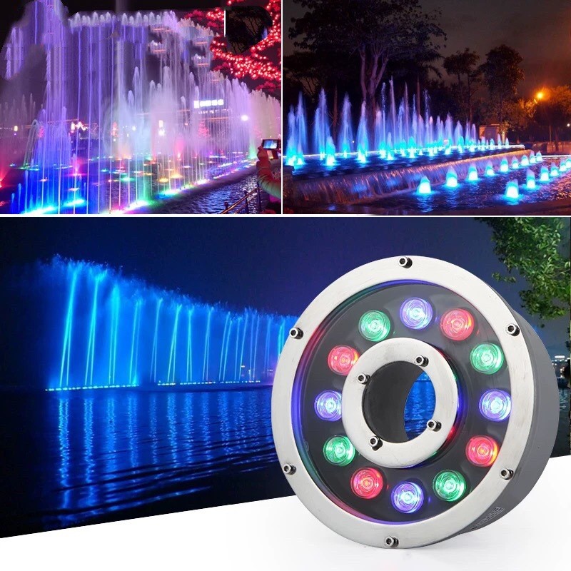 RGB LED Fountain Lamps 12V 24V - Outdoor Lighting Around Pool のレビューと価格