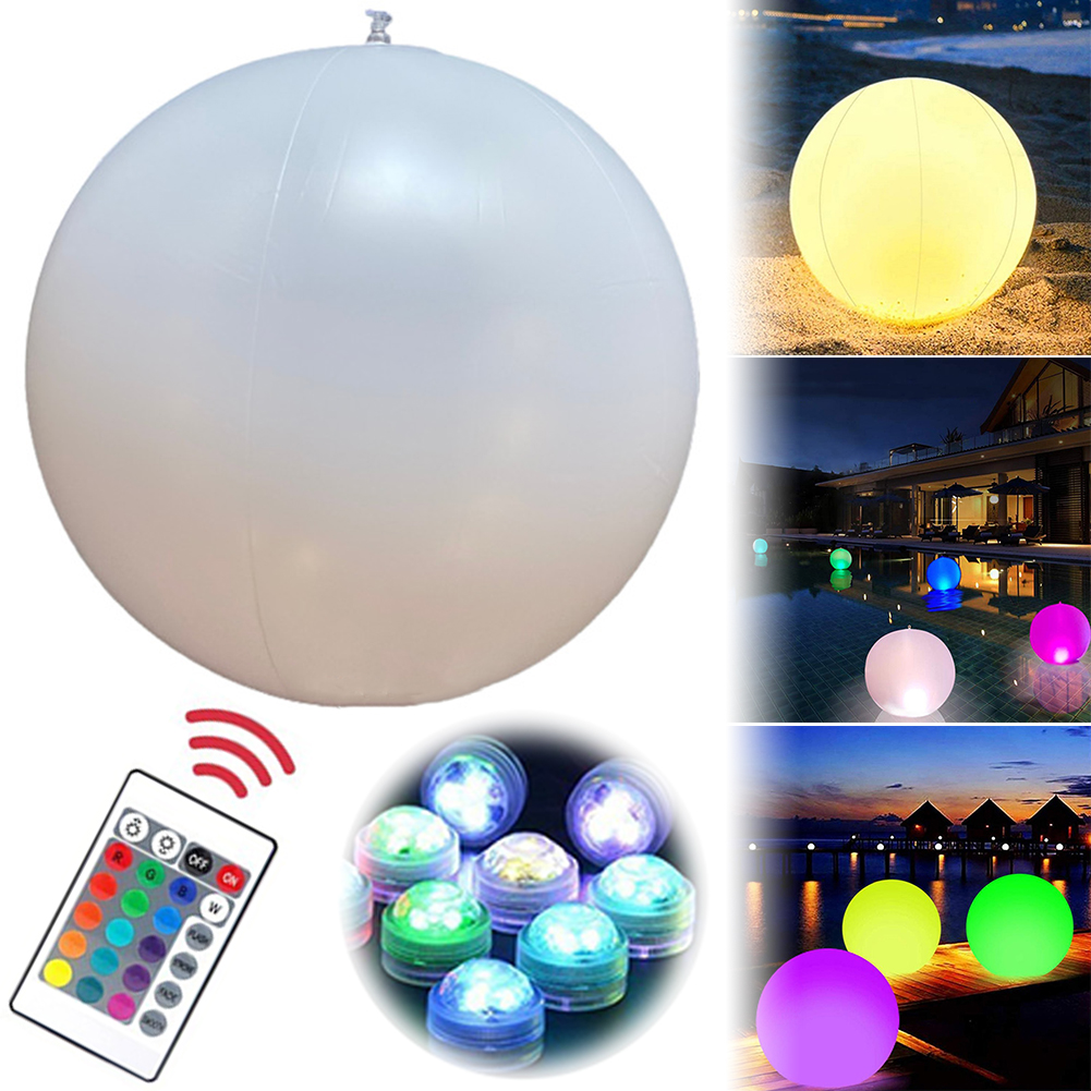 16 Colors Floating Pool Lights - Outdoor Lighting Around Pool のレビューと価格