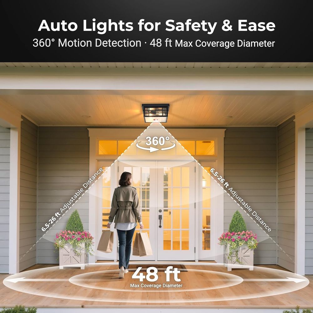 Motion Sensor Outdoor Ceiling  - Outdoor Lighting With Sensor のレビューと価格