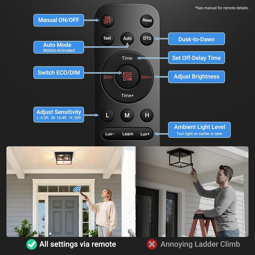 Motion Sensor Outdoor Ceiling  - Outdoor Lighting With Sensor のレビューと価格