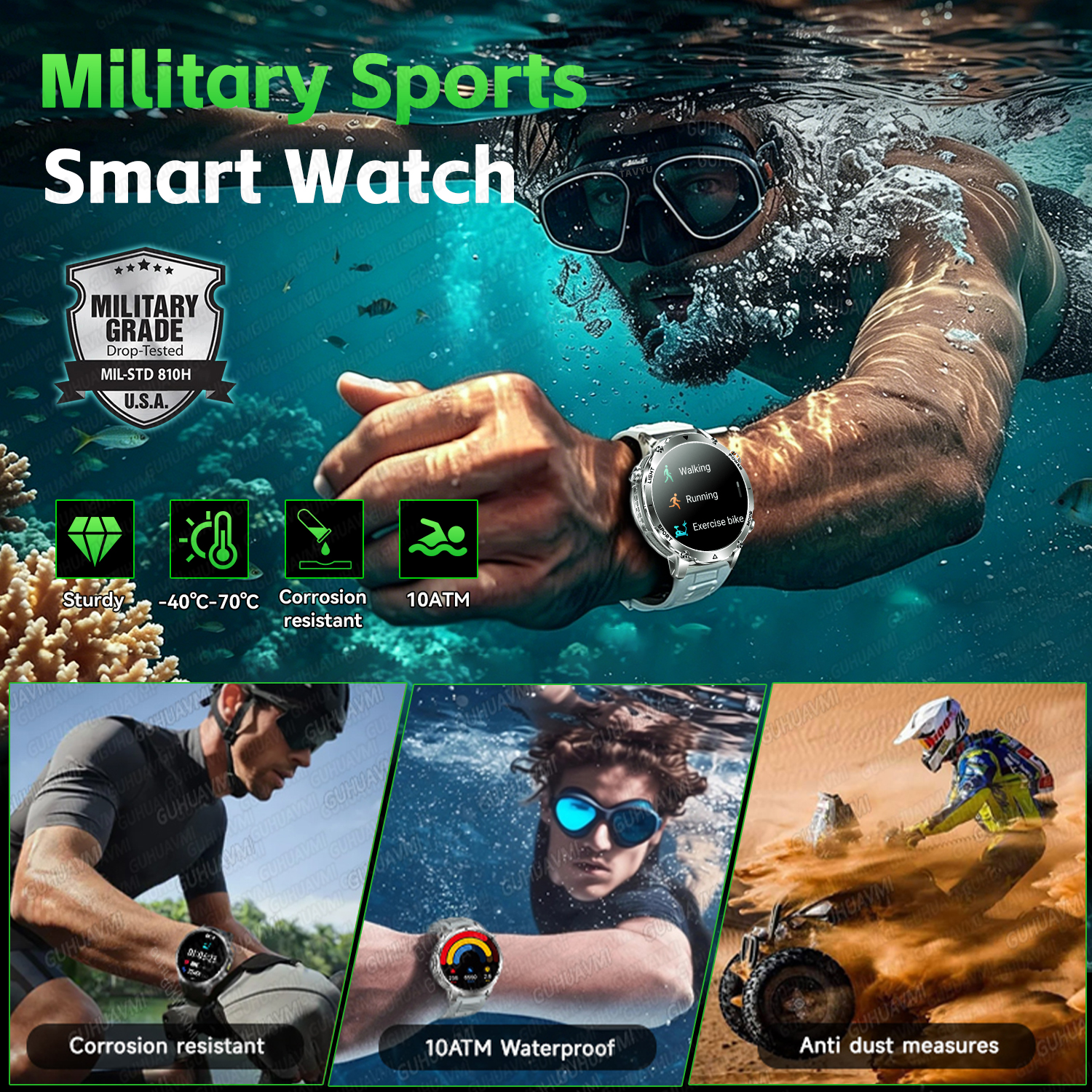 2026 New Military Smart Watch  - Outdoor Lighting Perspectives のレビューと価格