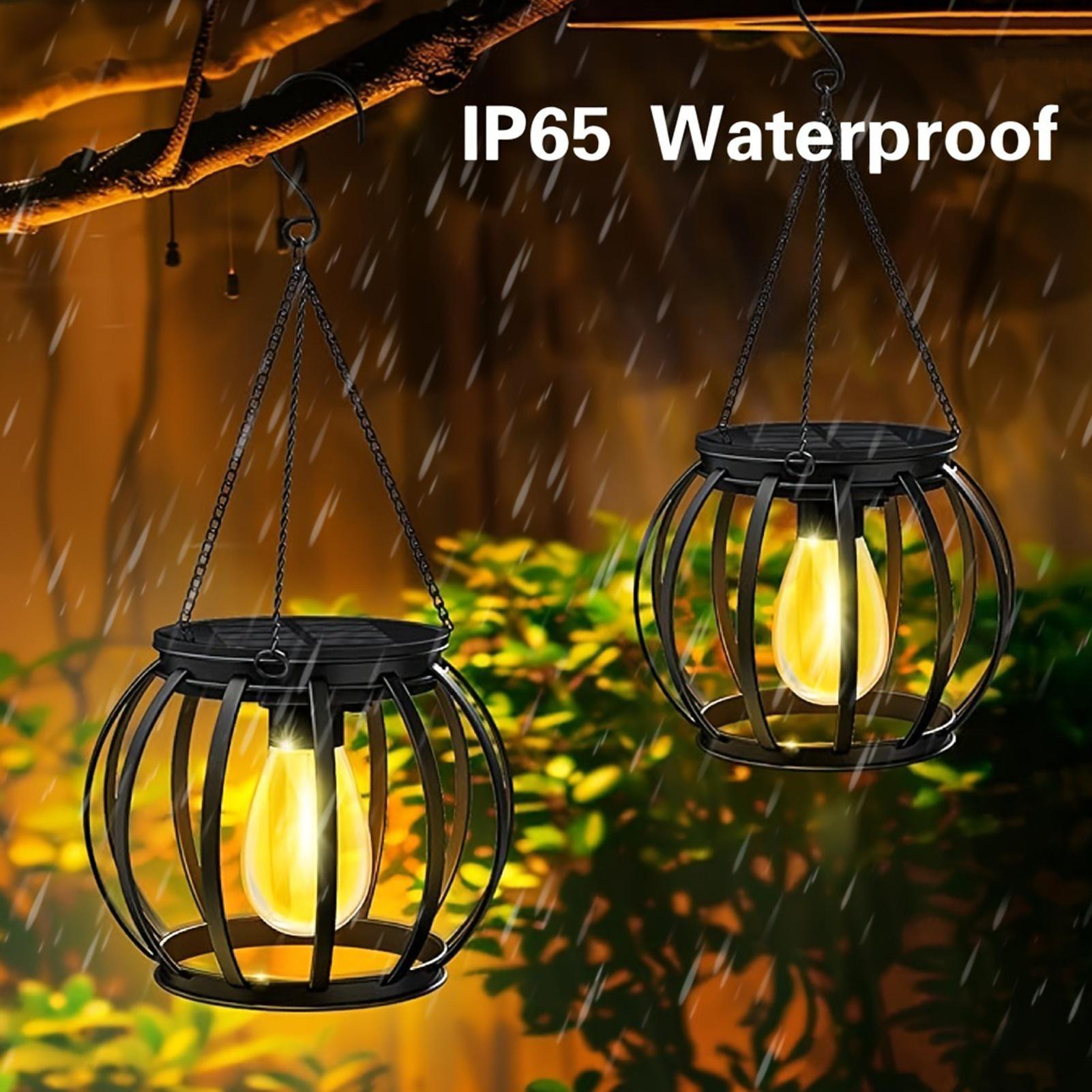 Solar Lanterns Outdoor 2 Piece - Outdoor Lighting Patio のレビューと価格