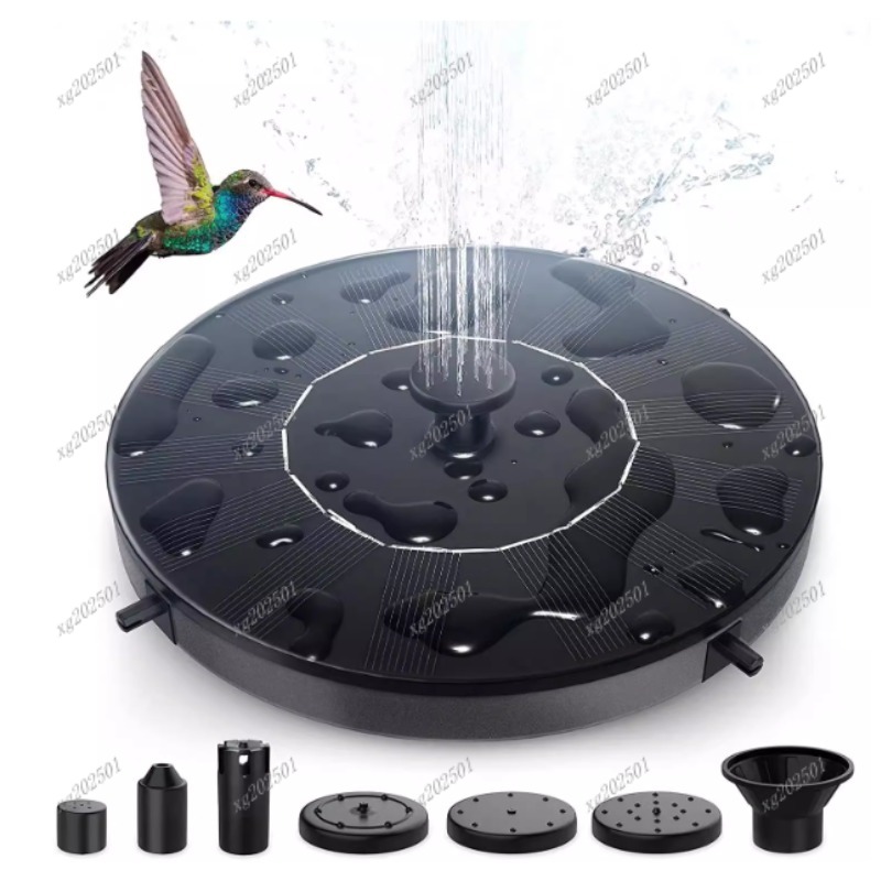 Outdoor Solar Bird Bath Founta - Outdoor Lighting Around Pool のレビューと価格