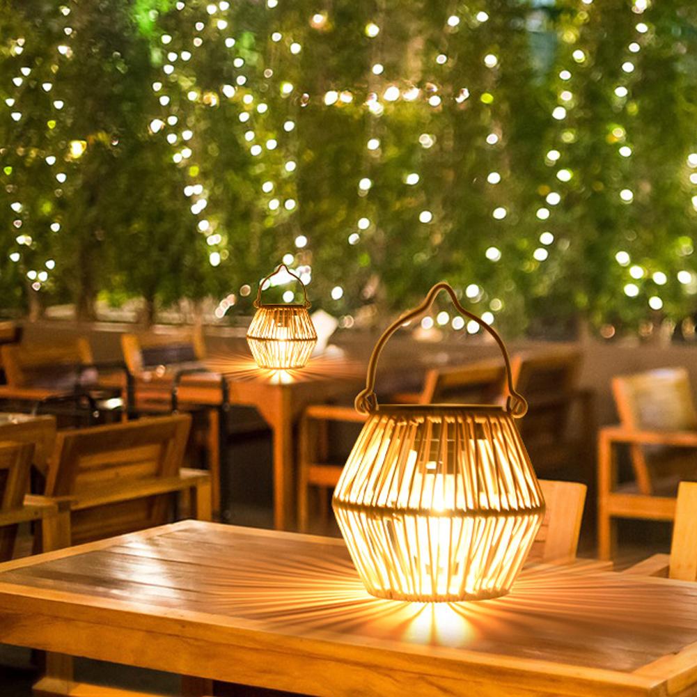 IP65 Waterproof Solar Rattan L - Outdoor Lighting Lamps のレビューと価格