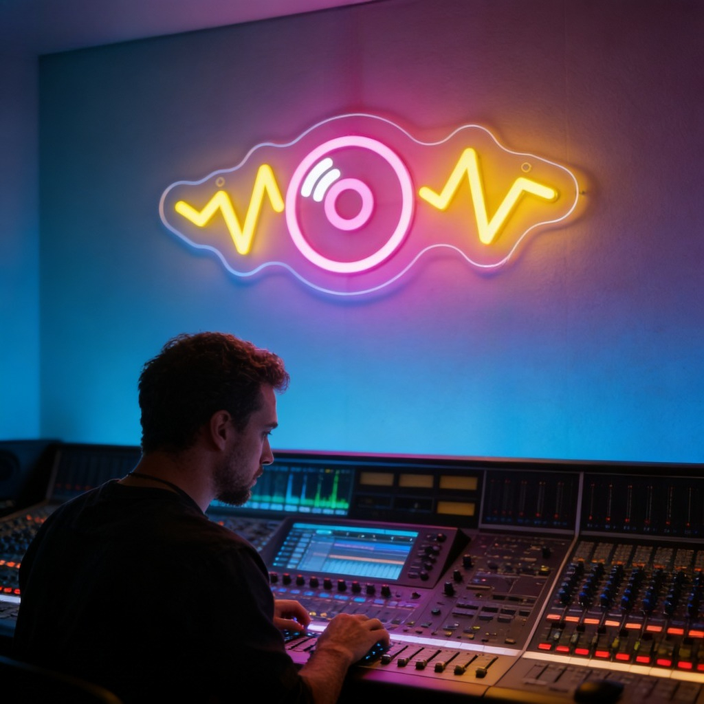 Sound Wave LED Neon Sign for B - Outdoor Lighting Decor Wow のレビューと価格