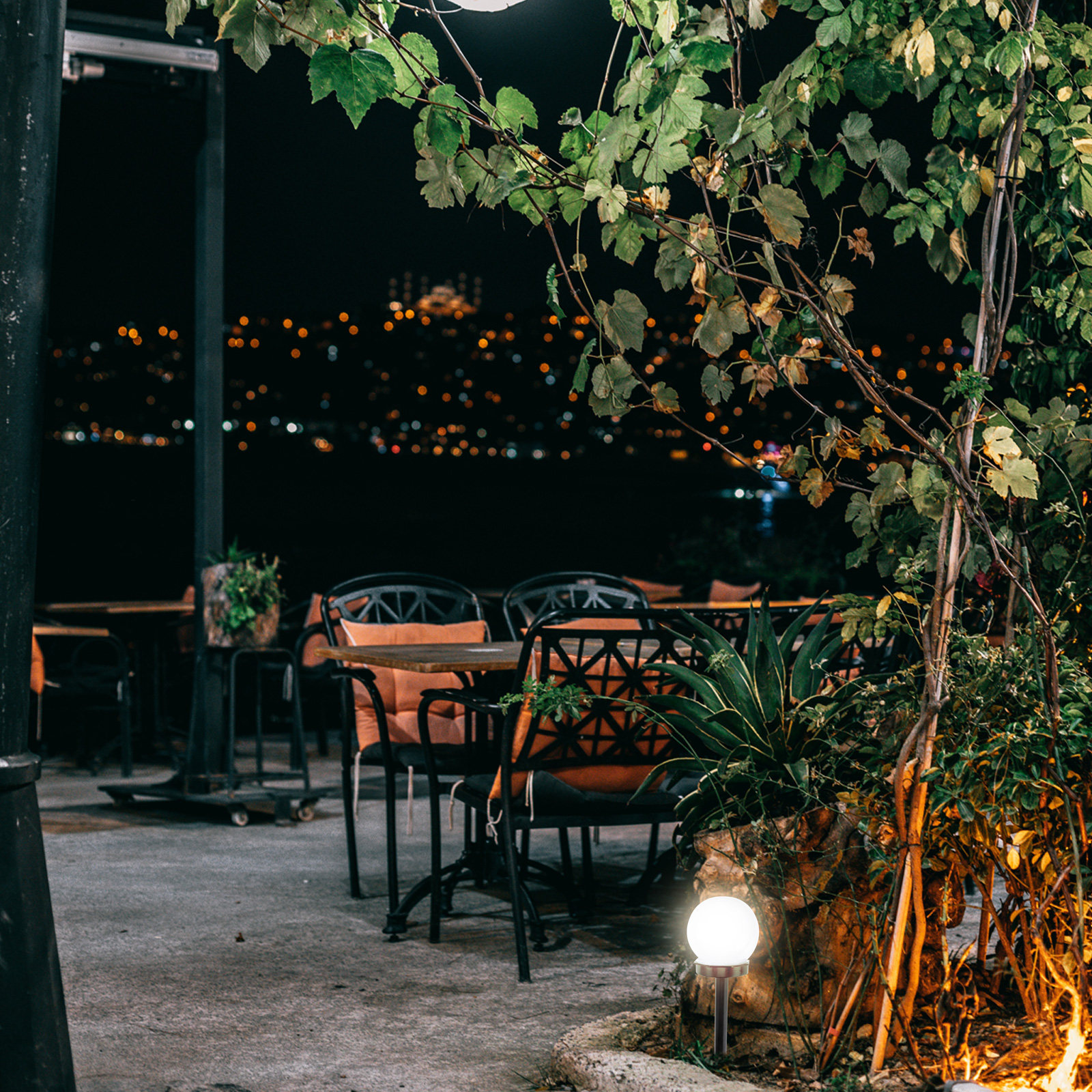 3pcs Solar Round Grass Light W - Outdoor Lighting Around Pool のレビューと価格