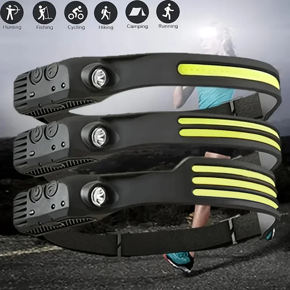LED Sensor Headlamp USB Rechar - Outdoor Lighting With Sensor のレビューと価格