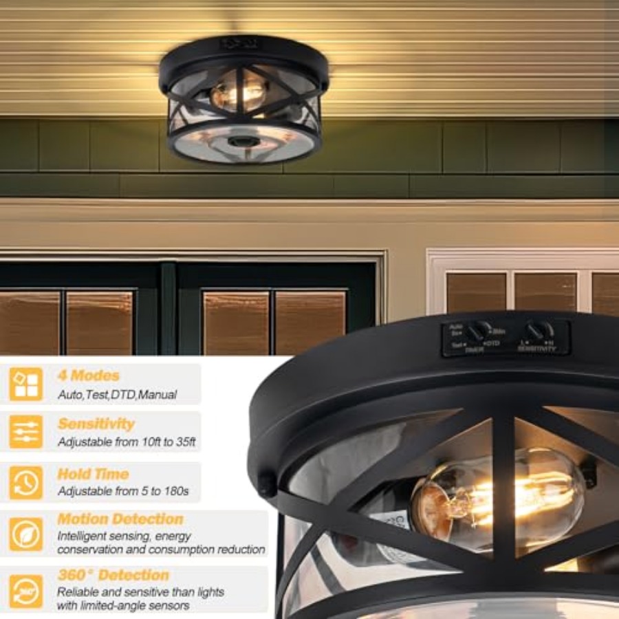 Motion Sensor Outdoor Ceiling  - Outdoor Lighting With Sensor のレビューと価格