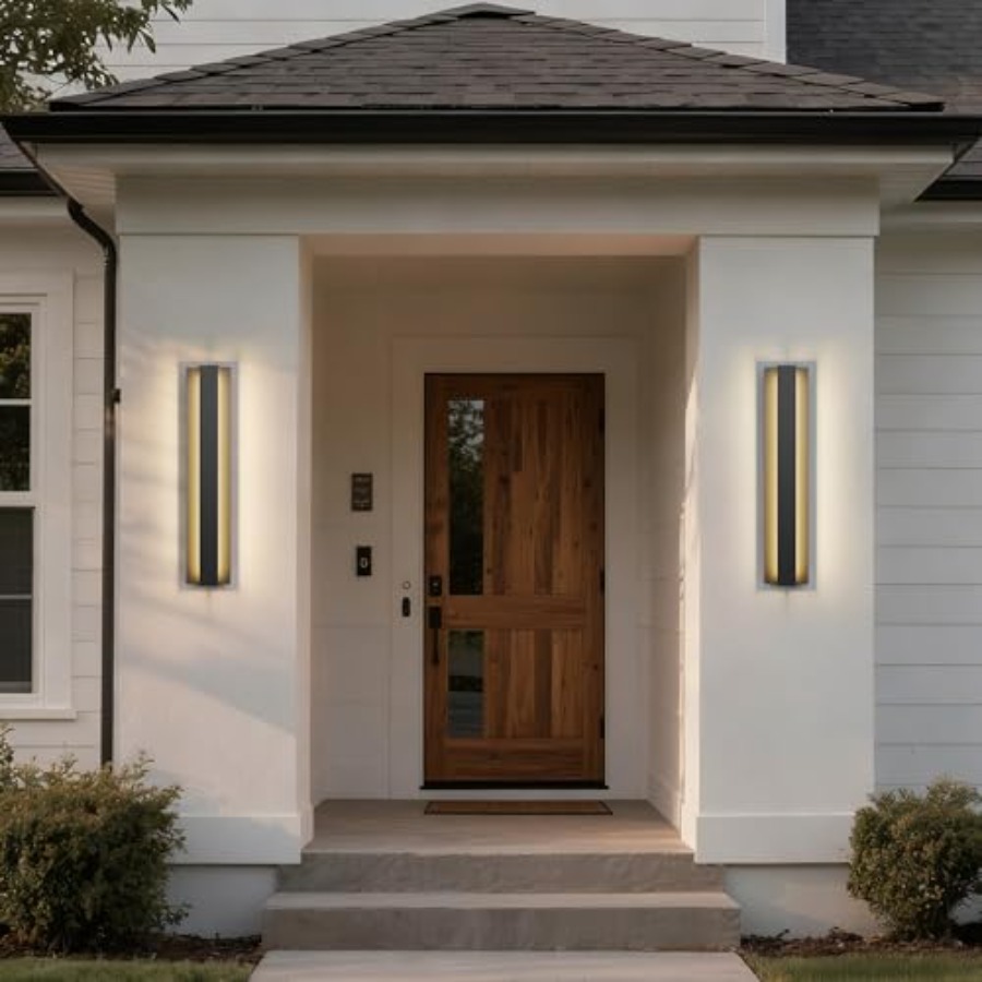 LamQee 23.6 ch Modern Outdoor  - Outdoor Lighting Sconce のレビューと価格