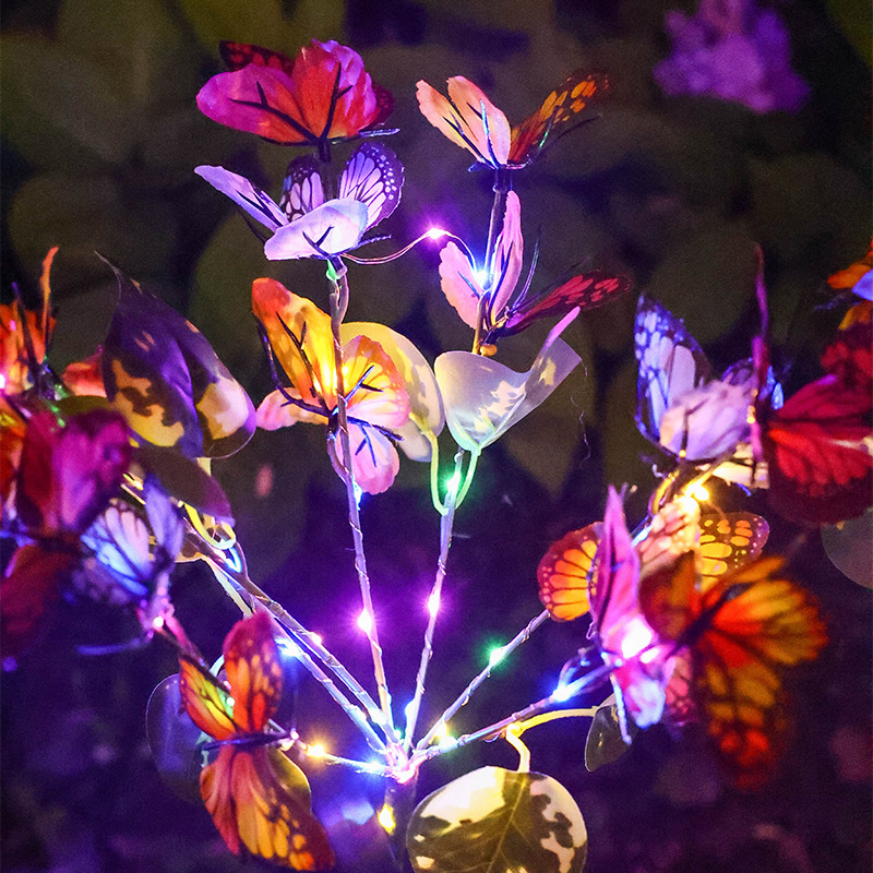 Simulation Butterfly Solar LED - Outdoor Lighting For Fence のレビューと価格