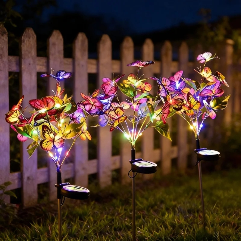 Simulation Butterfly Solar LED - Outdoor Lighting For Fence のレビューと価格