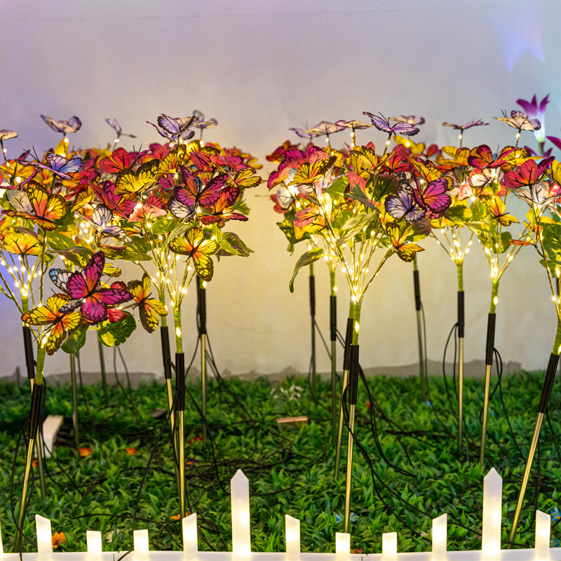 Simulation Butterfly Solar LED - Outdoor Lighting For Fence のレビューと価格