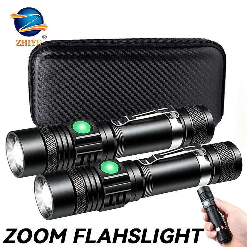 T6 LED Rechargeable Flashlight - Outdoor Lighting Junction Box のレビューと価格