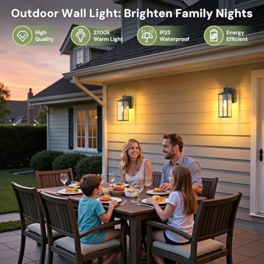 Upgraded Dusk to Dawn Outdoor  - Outdoor Lighting No Outlet のレビューと価格