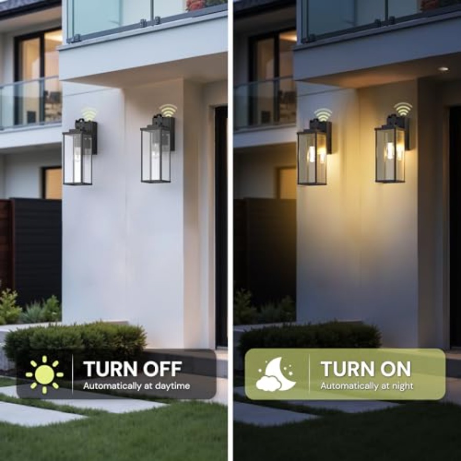 Upgraded Dusk to Dawn Outdoor  - Outdoor Lighting No Outlet のレビューと価格