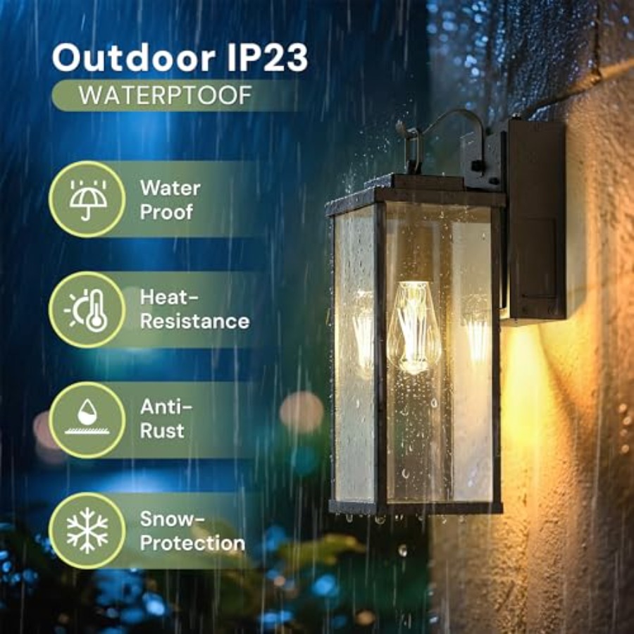 Upgraded Dusk to Dawn Outdoor  - Outdoor Lighting No Outlet のレビューと価格