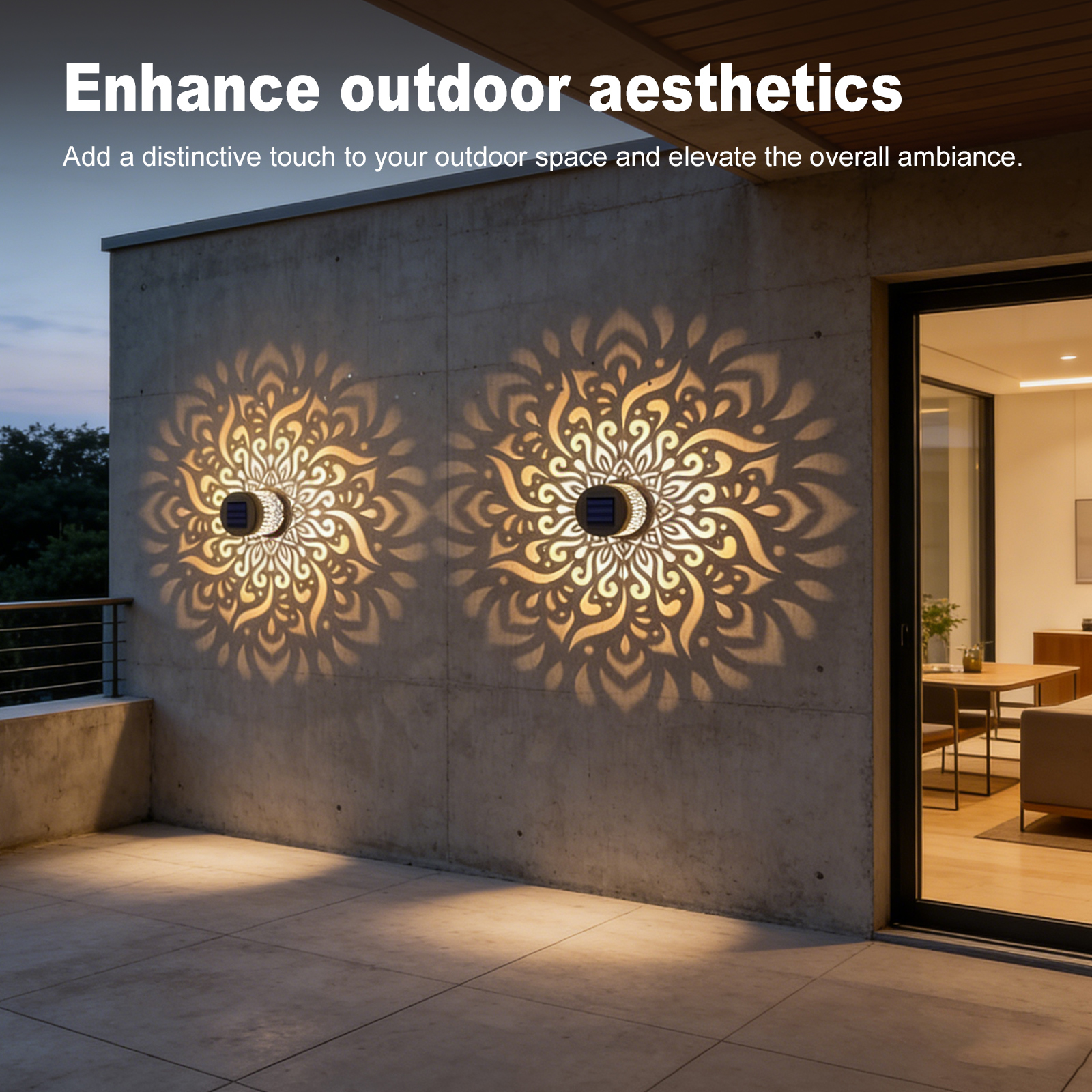 Solar Lights IP44 Waterproof O - Outdoor Lighting Sconce のレビューと価格