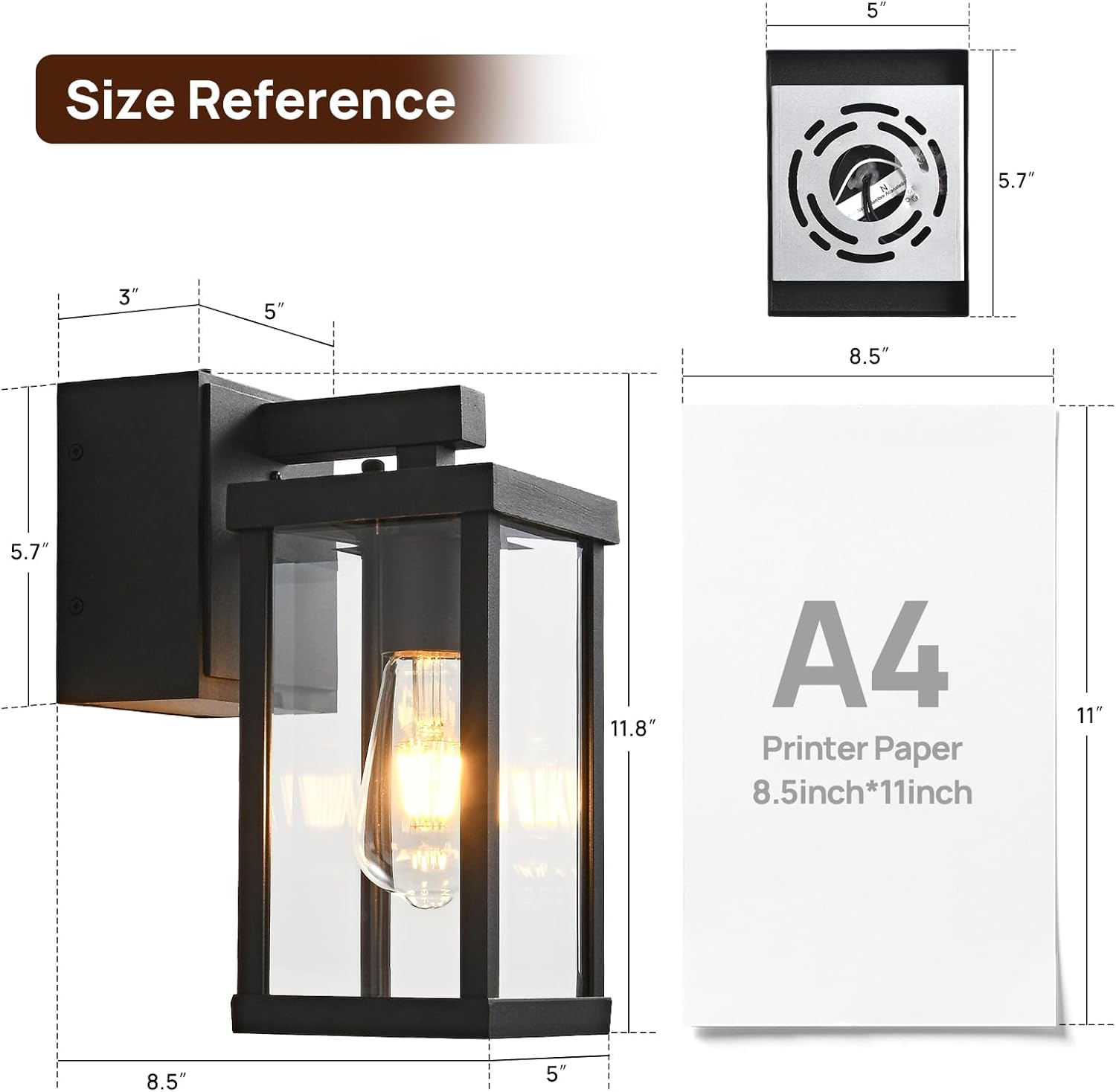 Porch Lights with GFCI Outlets - Outdoor Lighting No Outlet のレビューと価格