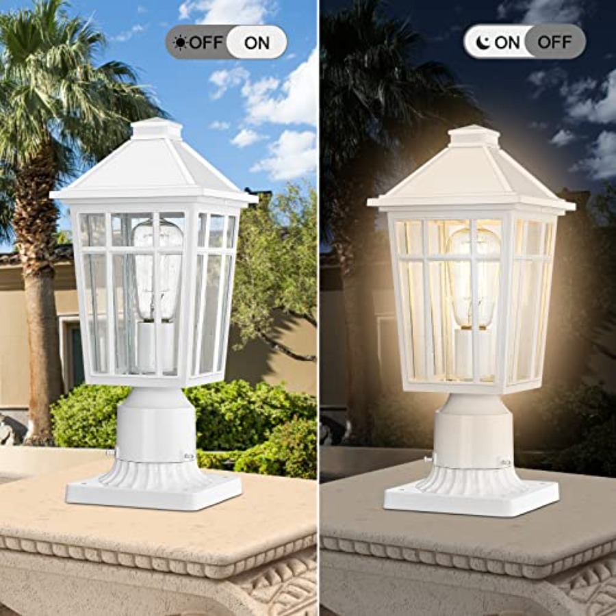 Outdoor Post Lights Lamp Post  - Outdoor Lighting For Fence のレビューと価格