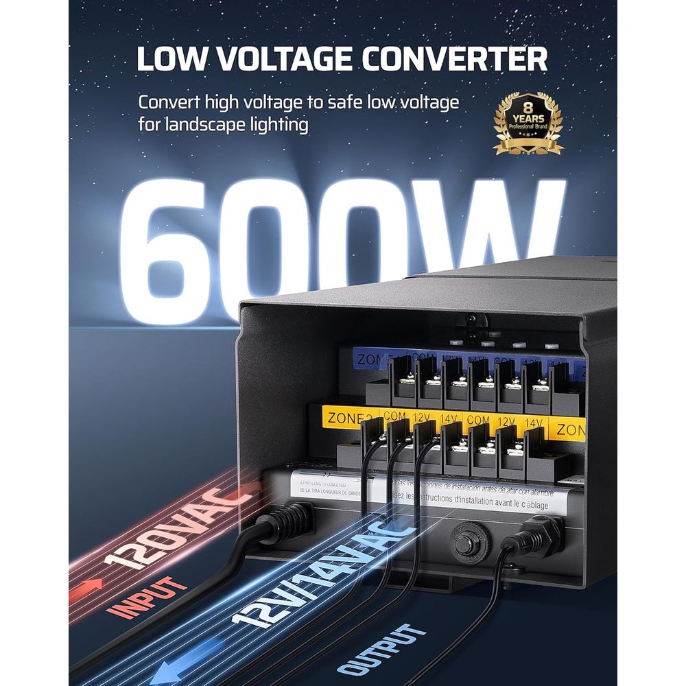 600W Low age Landse Transormer - Photocell Outdoor Lighting のレビューと価格