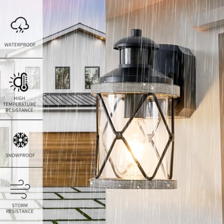 Dusk to Dawn Motion Sensor Out - Outdoor Lighting No Outlet のレビューと価格